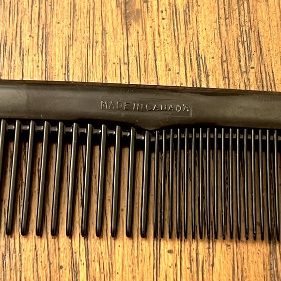 New Hair Comb WWII Original British Army Issued Black Stamped: Made In Canada 7" - Picture 6 of 9